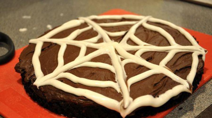 Как сделать паутину из шоколада. Способы рисования шоколадом на торте